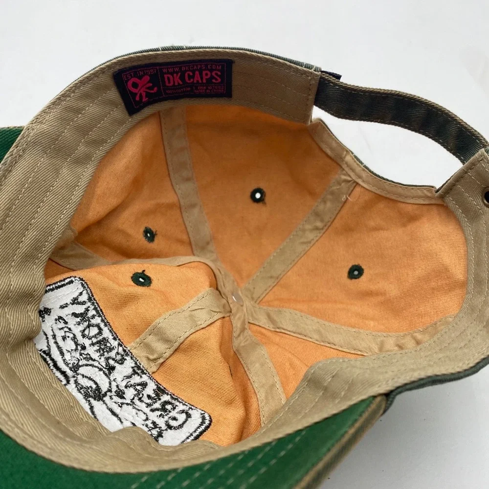 Great Smoky Mountains Baseball Hat Cap Mens OSFM Green Cotton Souvenir SEO